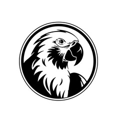 parrot silhouette illustration 