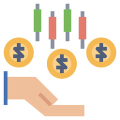 business and finance line icon,linear,outline,graphic,illustration