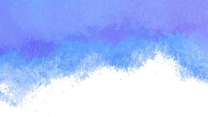 Abstract blue watercolor background.Hand painted watercolor. vector