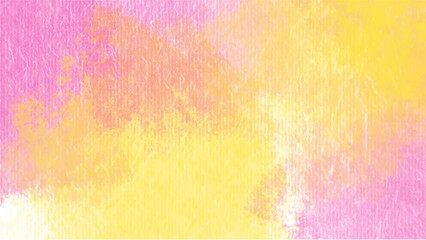 Abstract yellow watercolor background.Hand painted watercolor. vector