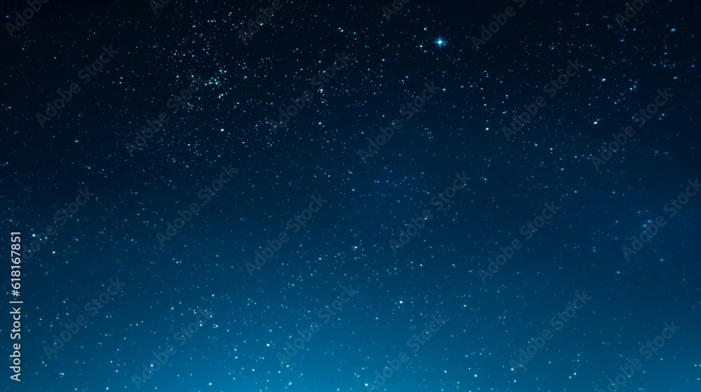 Wall mural night sky with stars and milky way. space background.