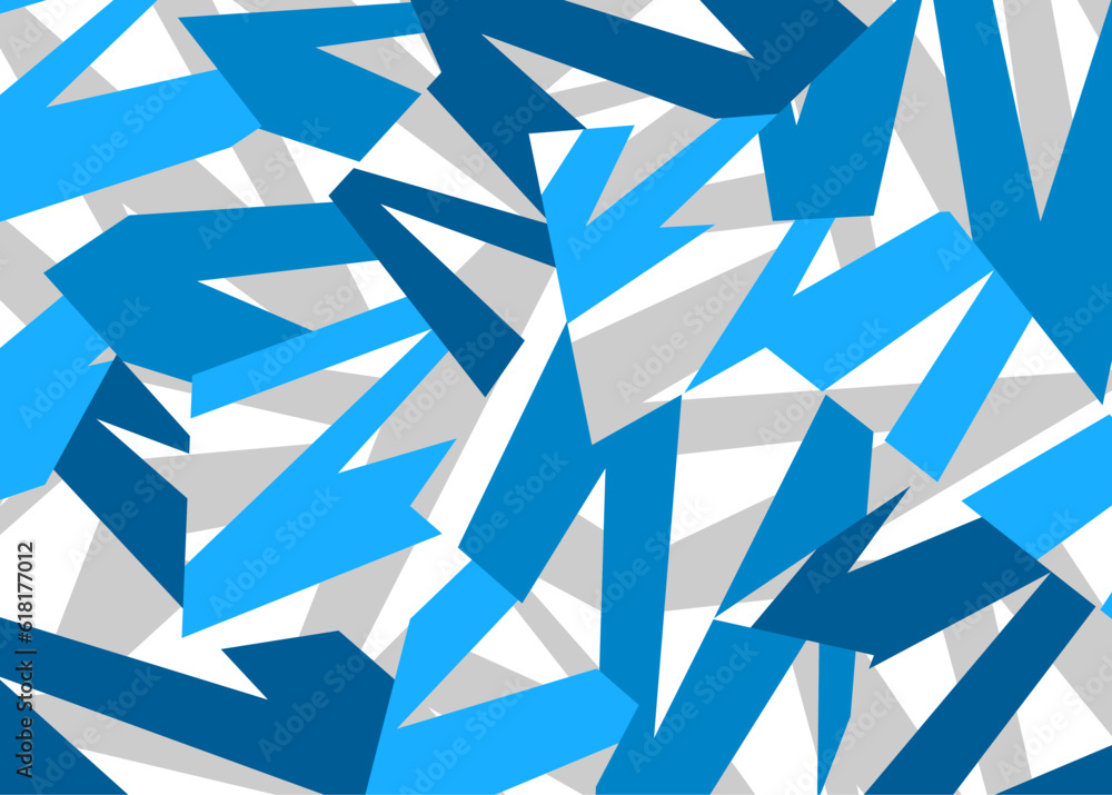 Poster abstract background with overlapping colorful geometric line pattern