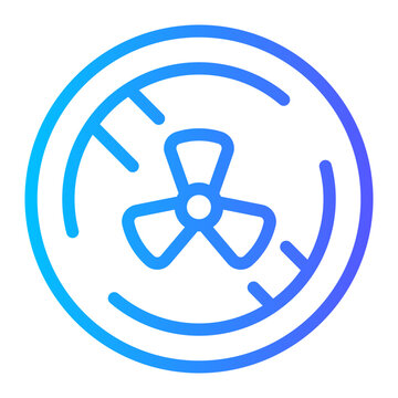 no pollution gradient icon