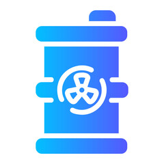 toxic waste gradient icon