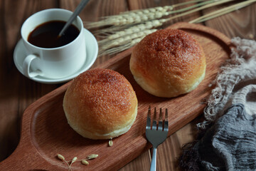bread and coffee