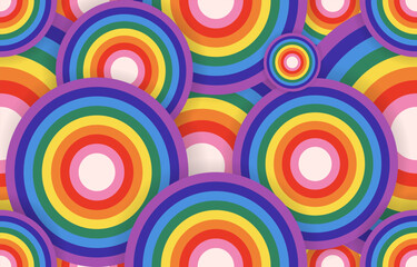 Colorful rainbow pride gradient fluid abstract background. LGBT flag pride month fluid wallpaper. Pride month colorful gradient wallpaper for presentation template.