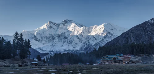 Crédence de cuisine en verre imprimé Nanga Parbat heaven on earth,Nanga Parbat Mountain (8,126 meters) from Fairy Meadows,Gilgit-Baltistan, Pakistan, 