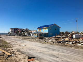 Hurricane Michael devastated beach neighborhood in Florida