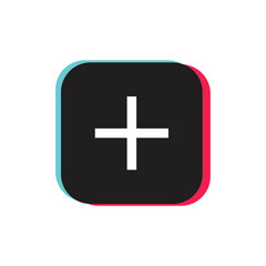 Obraz premium add plus icon button