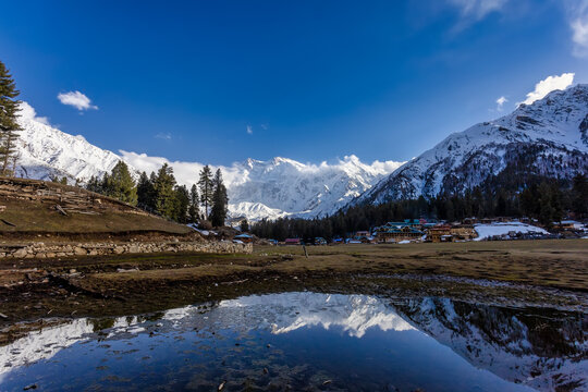 heaven on earth,Nanga Parbat Mountain (8,126 meters) from Fairy Meadows,Gilgit-Baltistan, Pakistan,
