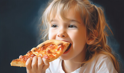 a_child_is_eating_pizza_with_her_hands