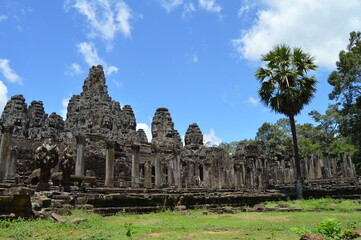 Fototapeta na wymiar Ancient Temple Complex Ruins in Cambodian Jungle