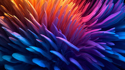Symmetric Abstractions: Harmonious Fusion of Colorful Patterns, Geometric Shapes, and Graceful Figures in Black, White, and Vibrant Hues, Enhanced by Generative AI