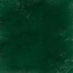 Green abstract background. Black green emerald vintage backdrop, texture of board, paper, wall, paint stains. Dark wallpaper with place for design 