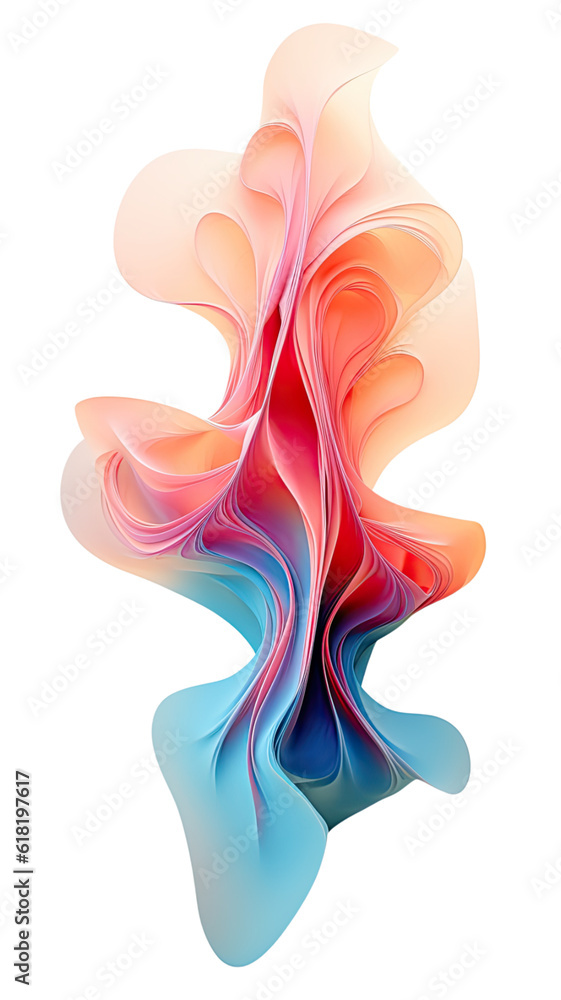 Canvas Prints negative mass phenomena exotic 3d rendered abstract futuristic texture, isolated on a transparent ba