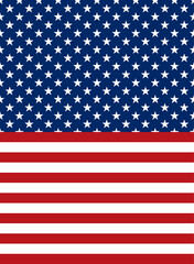 USA flag background