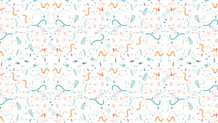 Vector seamless maze pattern. Organic irregular rounded lines. Abstract wavy colorful background.
