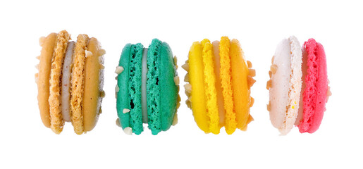 macaroons on transparent png