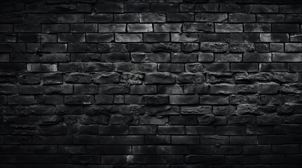 Abstract dark brick wall texture background pattern