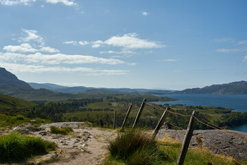 Wanderweg zum See in den Schottischen Highlands