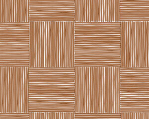 Fototapeta premium Bamboo wall isolated on transparent background. 3d rendering - illustration