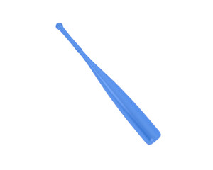 Baseball bat isolated on transparent background. 3d rendering - illustration