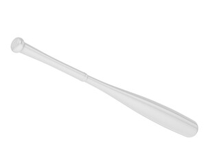 Baseball bat isolated on transparent background. 3d rendering - illustration