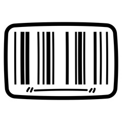 barcode line icon style
