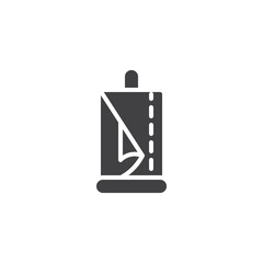 Paper towel vector icon