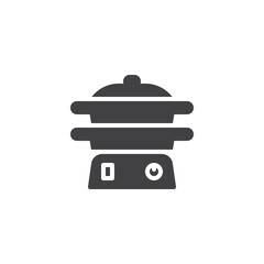 Food Steamer vector icon
