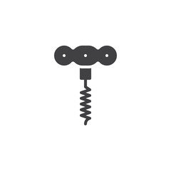 Corkscrew vector icon