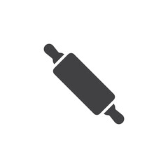 Rolling pin vector icon