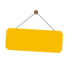 signboard and hanging sign  isolated no background