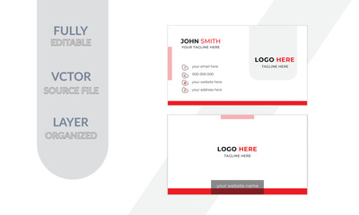Creative Vector Editable business Card Design 