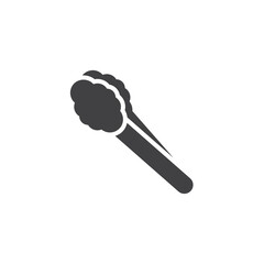 Kitchen tongs vector icon