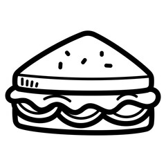 sandwich line icon style