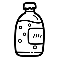 soda line icon style