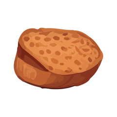 Healthy eating bread by fresh organic snack