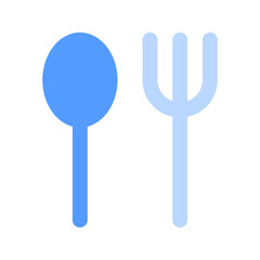 restaurant duotone icon