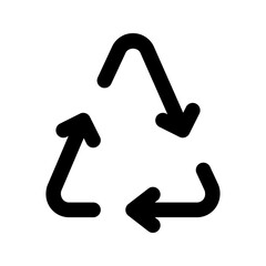 recycle glyph icon