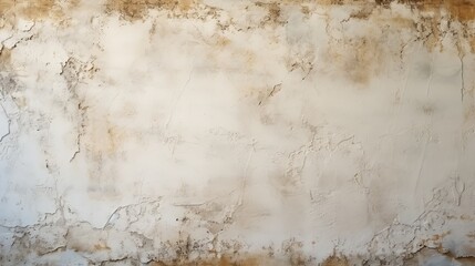 Close Up retro plain cream color cement wall background texture