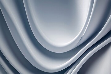 Fototapeta premium Large folds of gray fabric. Generative AI