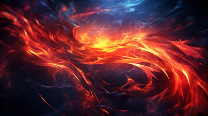 Fototapeta na wymiar Abstract 3d background with textures of fire and metal. High quality illustration