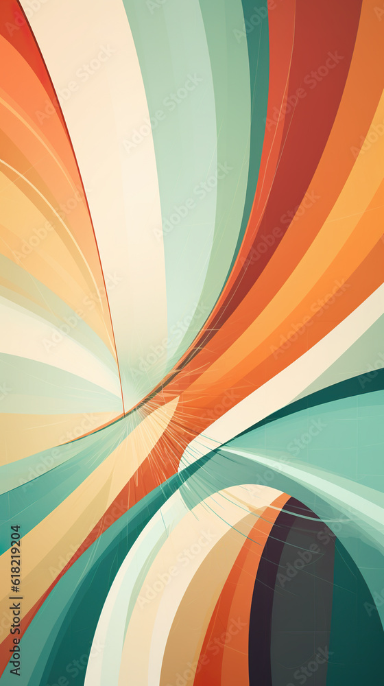 Poster a picture of a colorful abstract background. generative ai.