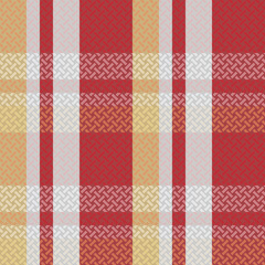 Tartan Plaid Vector Seamless Pattern. Traditional Scottish Checkered Background. Template for Design Ornament. Seamless Fabric Texture.