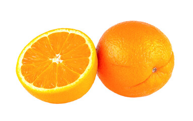 ripe orange on transparent png