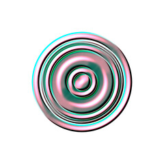 Shiny Metal Circle for Decoration No.1