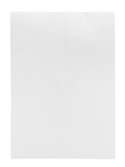 Folded Blank Sheet of Paper with transparent background