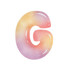 Cute and colorful font 