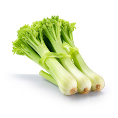 Celery isolated on white background .Generative Ai.